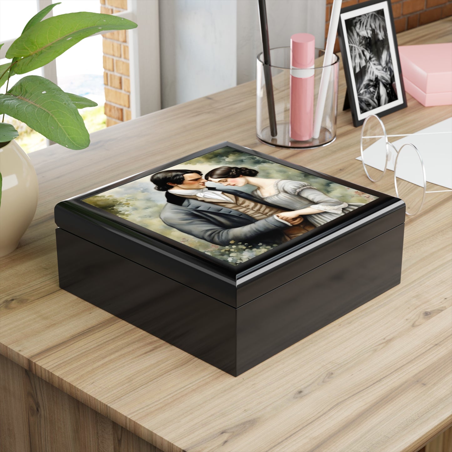 Jane Eyre, Edward Rochester, Charlotte Bronte, Victorian, Gothic, Bookwarm, British, Hostess Gift,  Jewelry Box