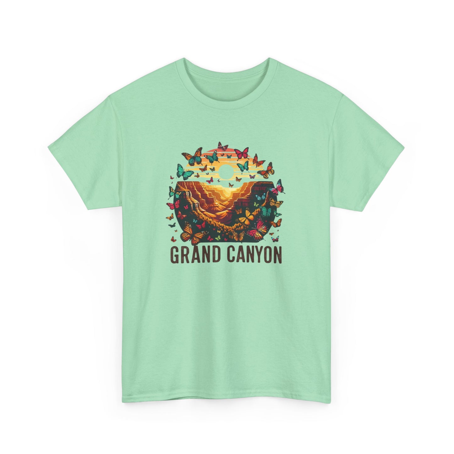 Grand Canyon Butterfly Unisex Tee, National Park Shirt Summer Gift Cotton T-Shirt, Southwest Nature Lover Top, Outdoor Adventure Hiking Tee,