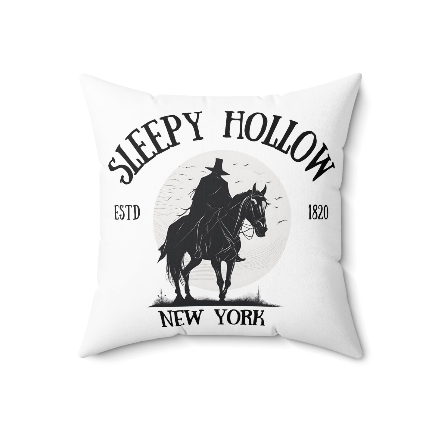 Sleepy Hollow, Headless Horseman, Halloween, Square Pillow, Book Nook, Library, Story time, Classroom, Literary Pillow