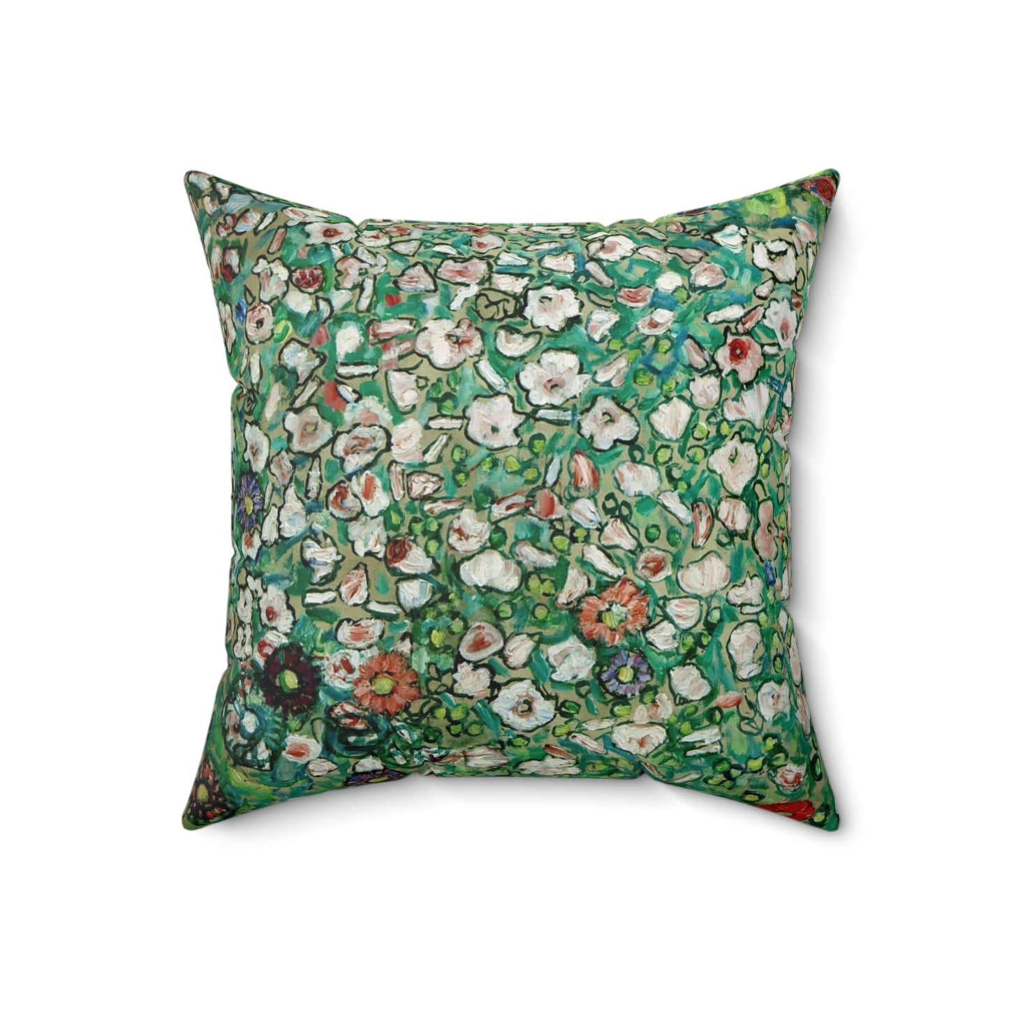 Gustav Klimt, Park Landscape with Mountain Top, Square Pillow, Artist, Art, Painter, Gift, Musuem