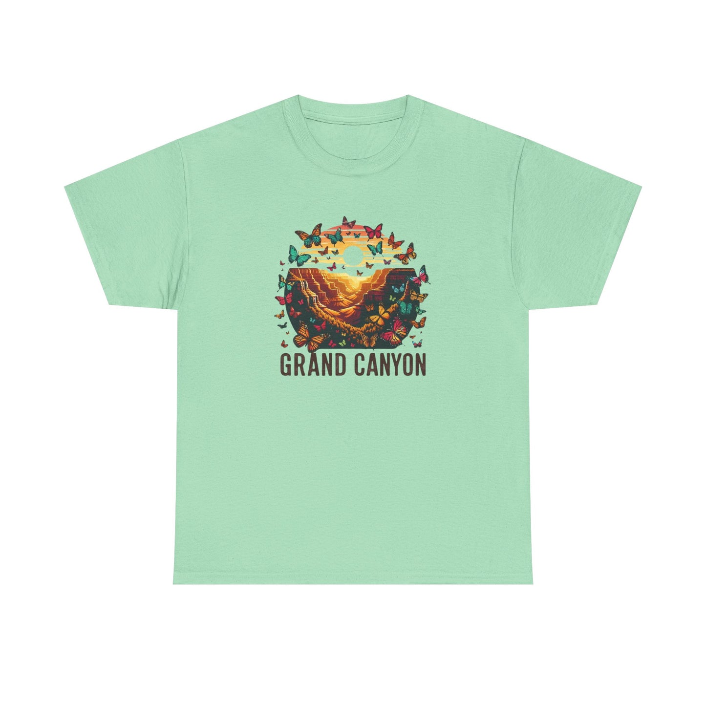 Grand Canyon Butterfly Unisex Tee, National Park Shirt Summer Gift Cotton T-Shirt, Southwest Nature Lover Top, Outdoor Adventure Hiking Tee,