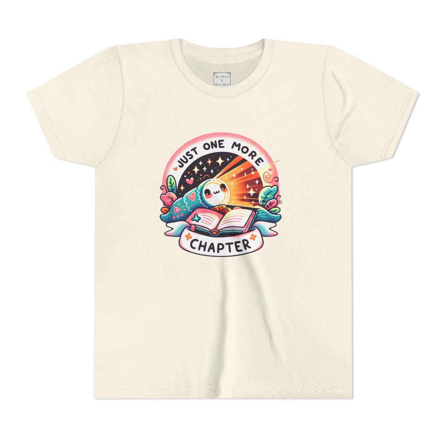 Just One More Chapter Youth Tee, Cute Tee, Reading Gift, Book Lover Shirt, Classroom Apparel, Birthday Gift, Summer Outfit, Kawaii