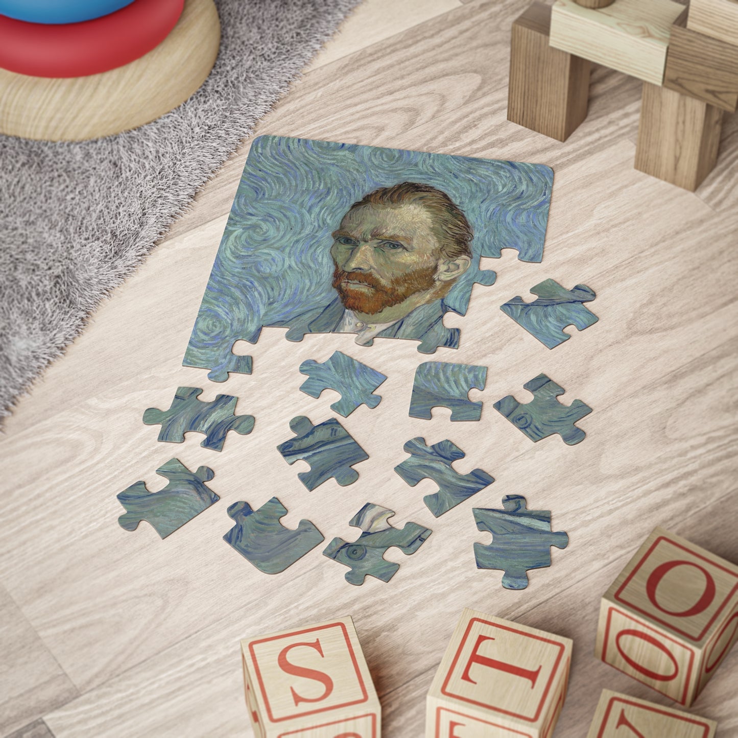 Vincent Van Gogh, Self Portrait, Educational Gift, Kids' Puzzle, 30-Piece