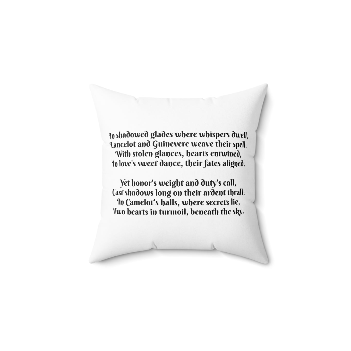 Camelot, Lancelot, Guinevere, Knights of the Round Table, Cushion, Book Nook, Library, Gift, Bedding, Pillow, Renaissance, Medieval
