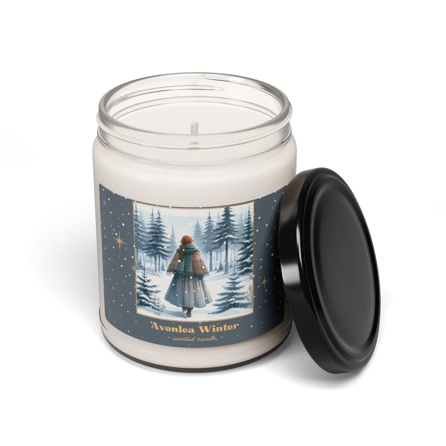 Soy Candle, Avonlea Winter, Cozy Home Decor, Holiday Gift, Aromatherapy, Relaxation, Anne of Green Gables Christmas Candle