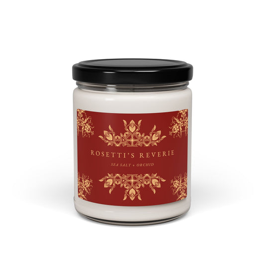 Christina Rossetti, Reverie, Poetry, Scented Soy Candle, 9oz, Gift, Poem, Poet, Pre-Raphaelite