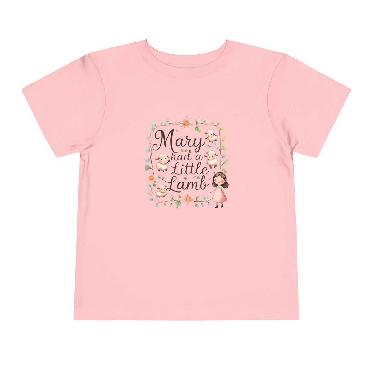 Mary Had a Little Lamb Toddler Tee, Cute Kids Shirt, Nursery Rhyme Apparel, Baby Gift, Playtime Outfit, Toddler Fashion