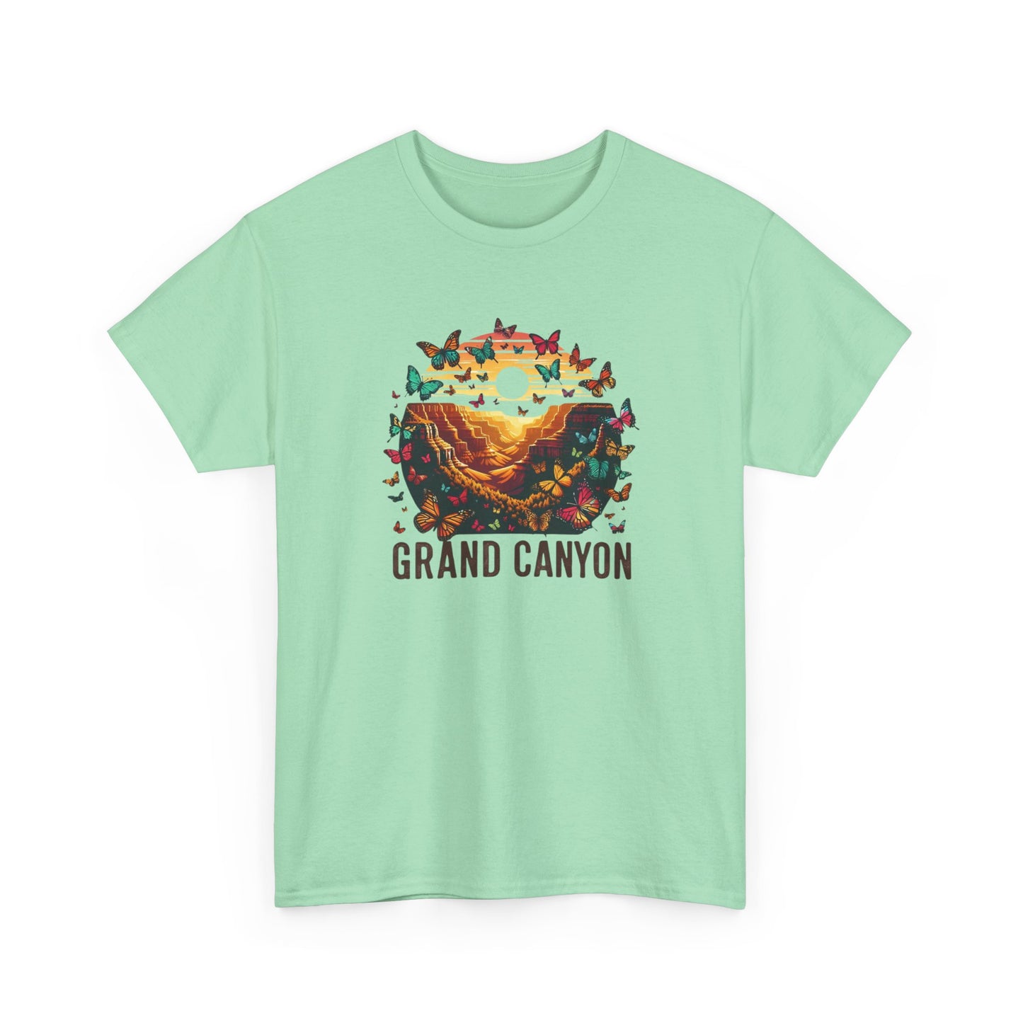 Grand Canyon Butterfly Unisex Tee, National Park Shirt Summer Gift Cotton T-Shirt, Southwest Nature Lover Top, Outdoor Adventure Hiking Tee,