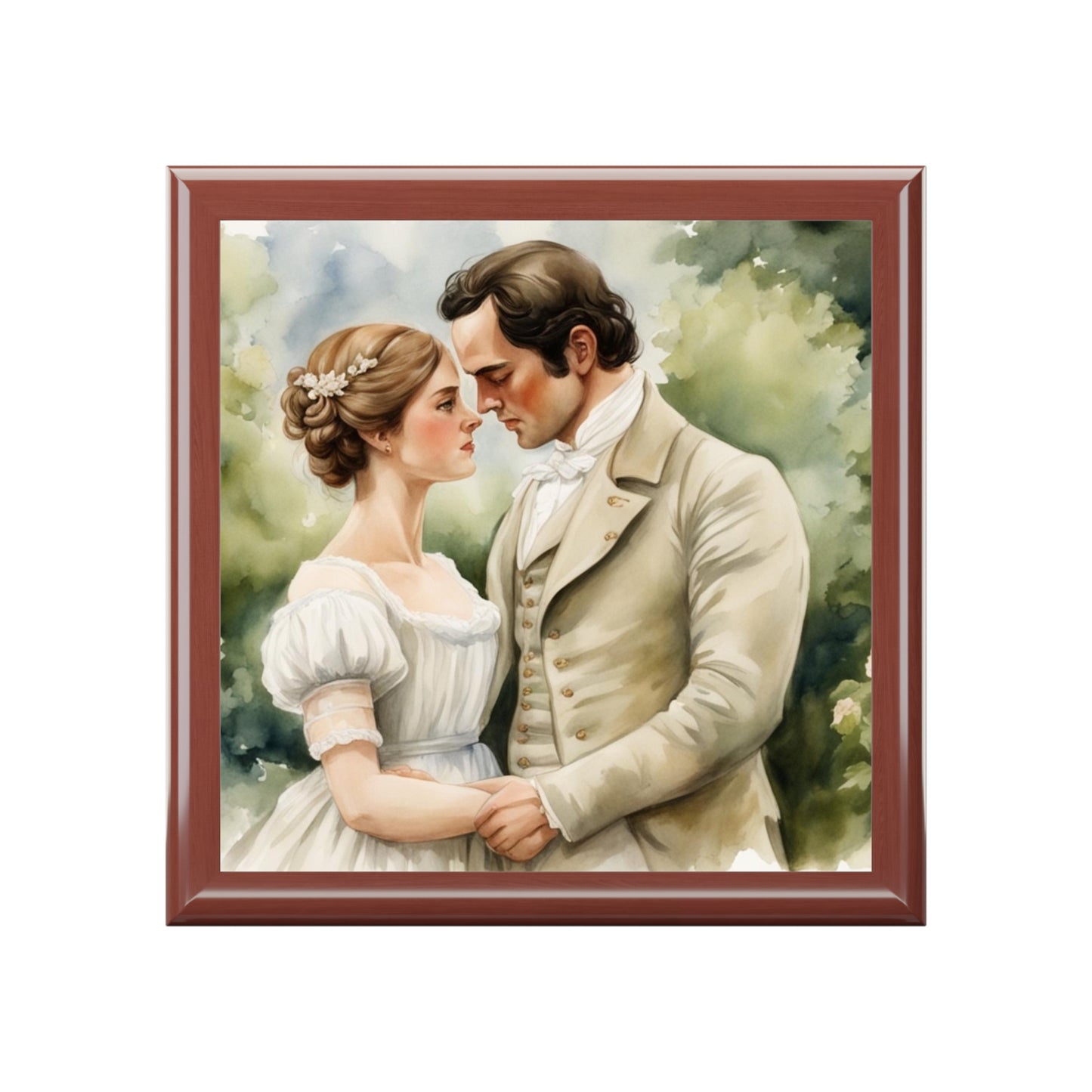 Jane Austen, Austenite, Emma, Mr. Knightly, Wedding, Regency, Book, Reader, Bookworm, Gift, Jewelry Box