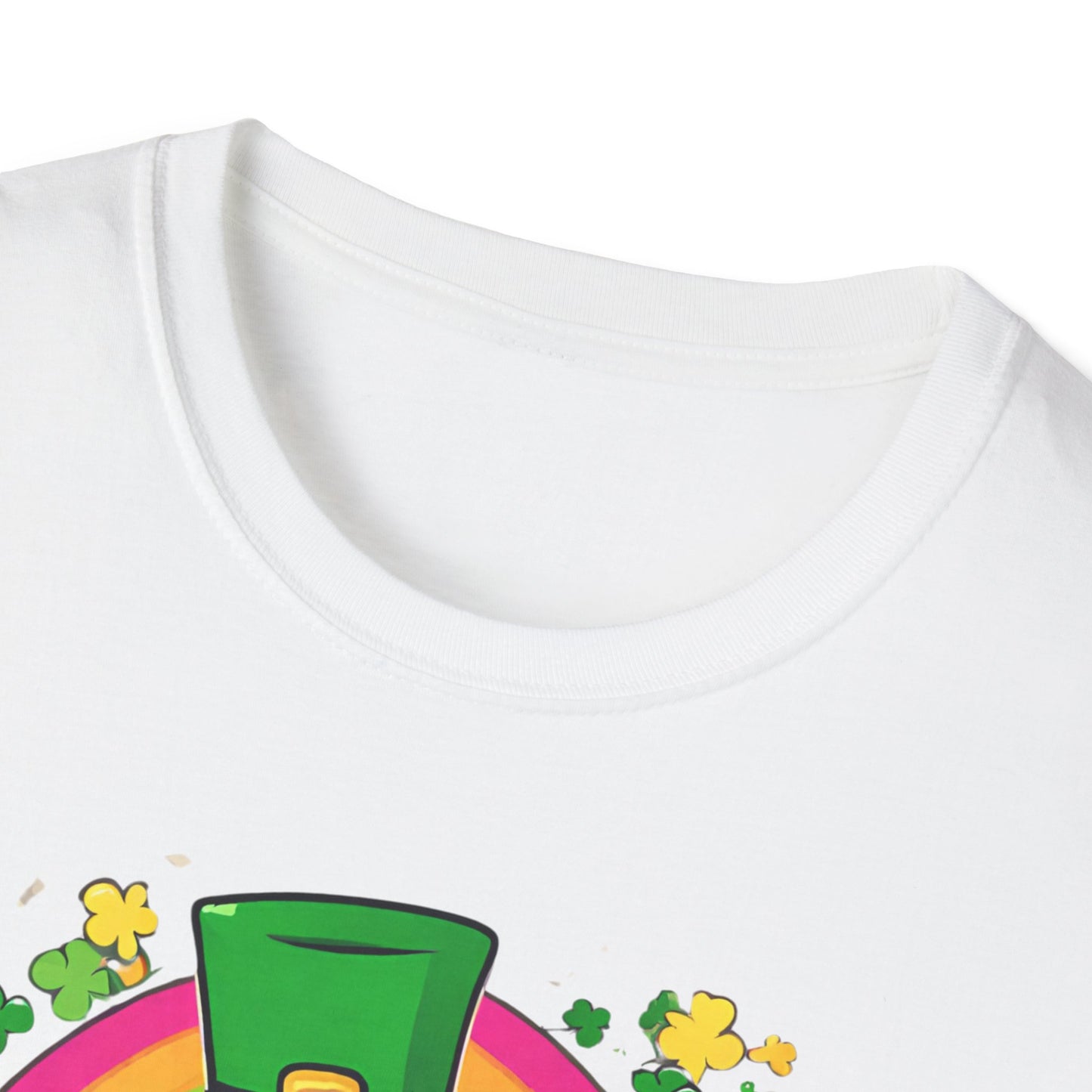 Cute Kawaii St Patrick's Day Softstyle T-Shirt, Tee