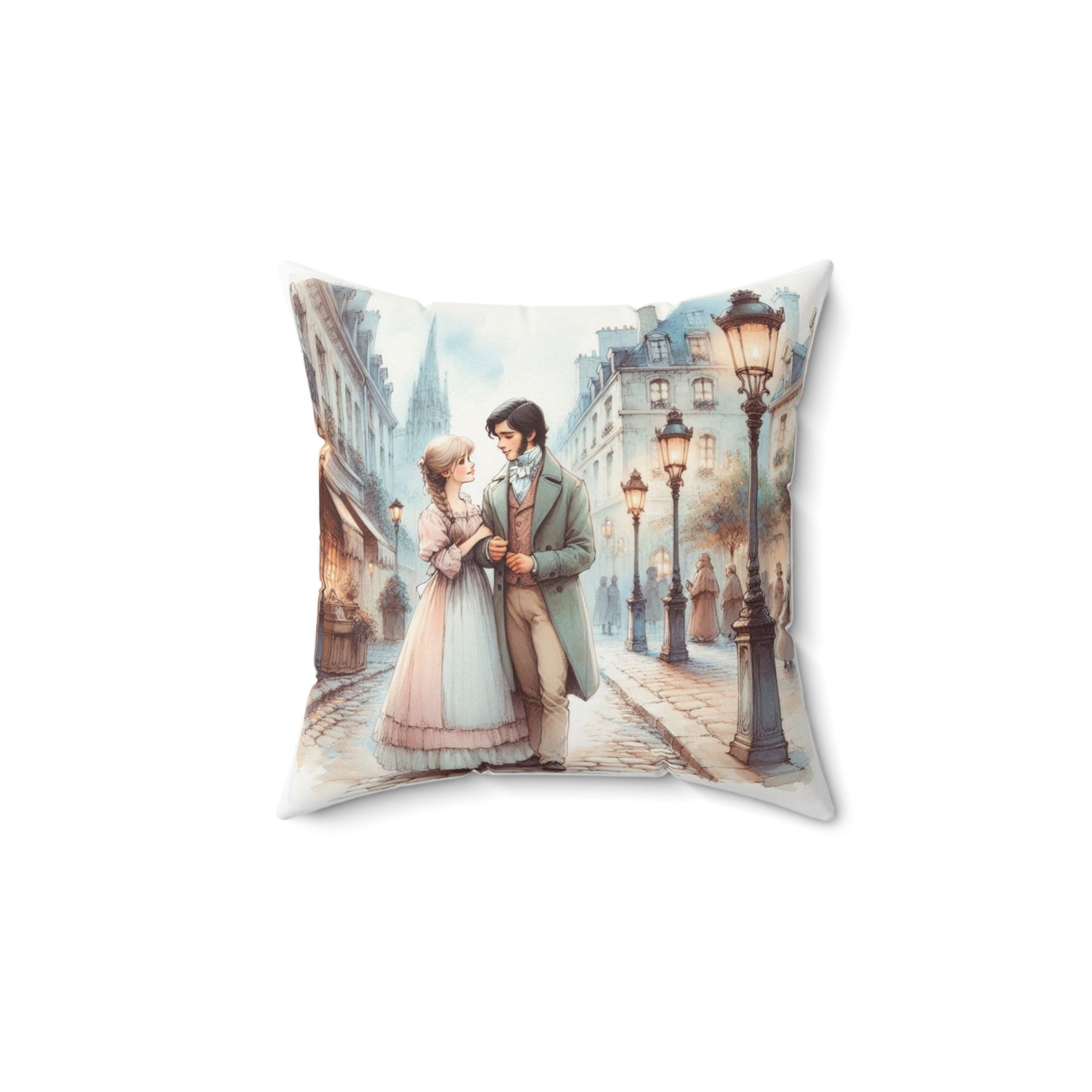 Les Misérables Literary Pillow, Victor Hugo Book Nook Decor, Library Cushion, Square Pillow Gift, Spun Polyester