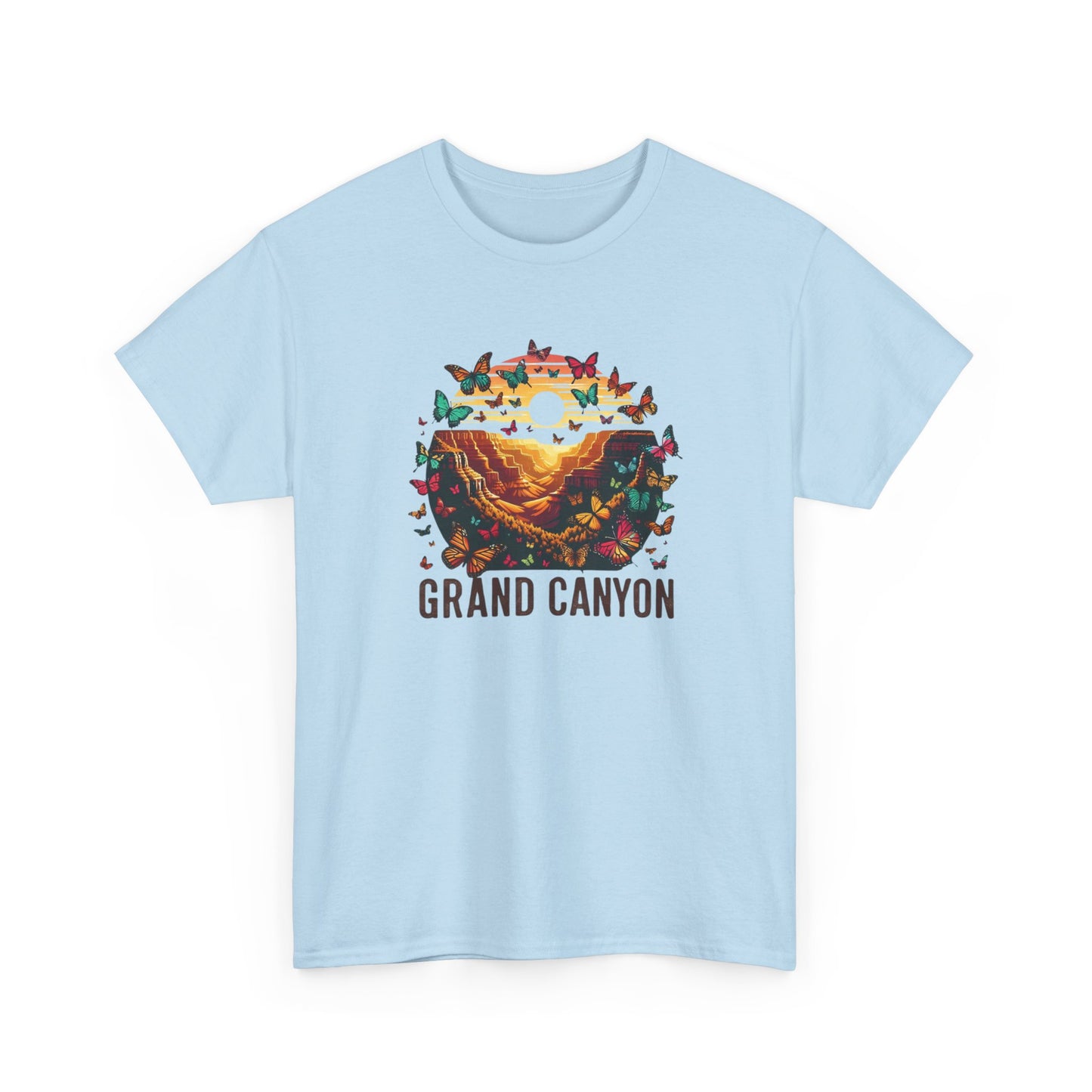 Grand Canyon Butterfly Unisex Tee, National Park Shirt Summer Gift Cotton T-Shirt, Southwest Nature Lover Top, Outdoor Adventure Hiking Tee,