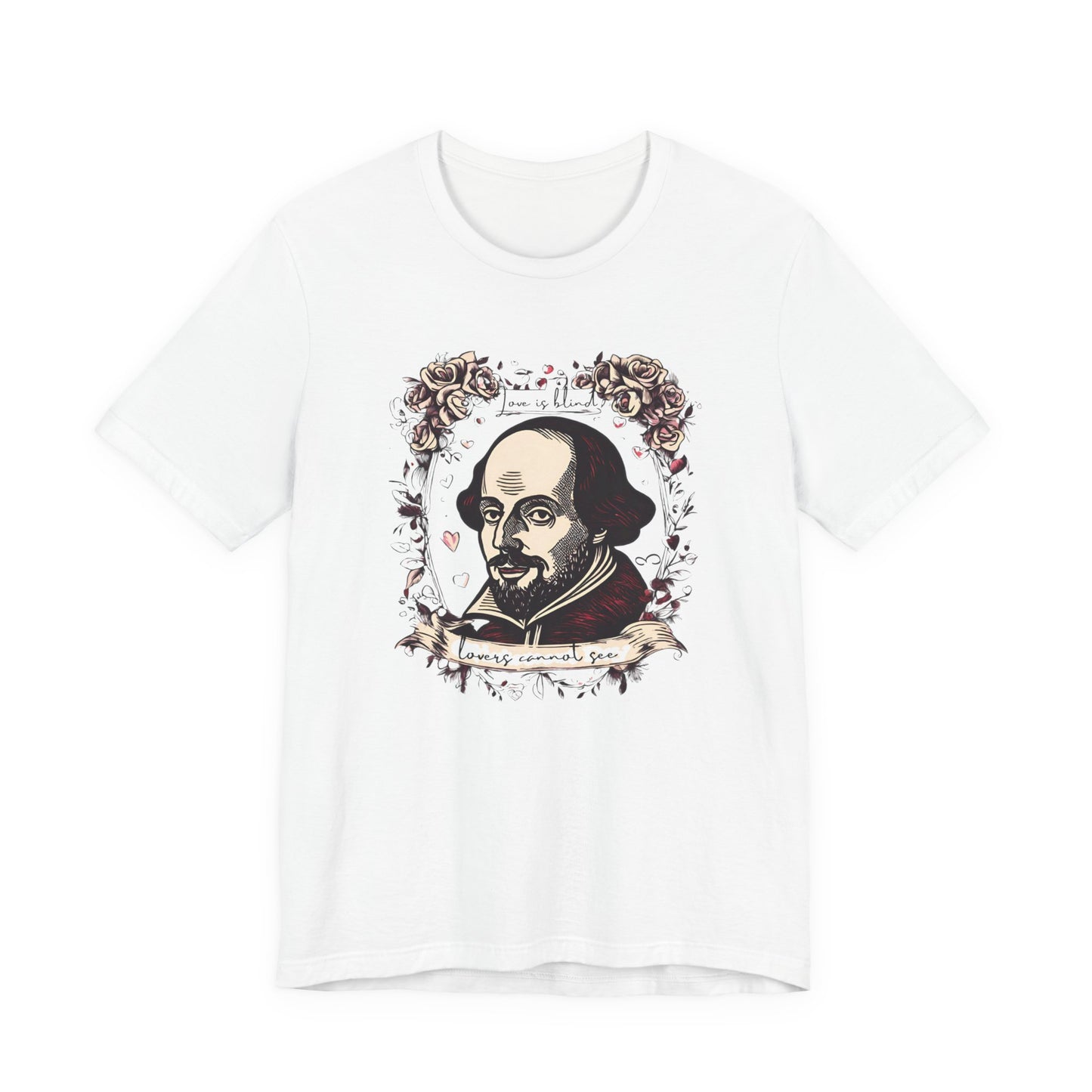 William Shakespeare, Valentine's Day, Merchant of Venice, Love, Unisex Jersey Short Sleeve Tee, T-shirt