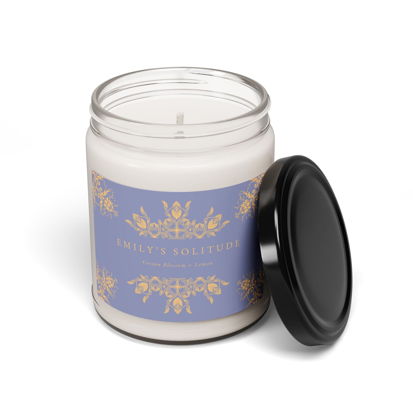 Emily Dickinson, Solitude, Poem, Scented Soy Candle, 9oz, Gift, Poetry, Poet