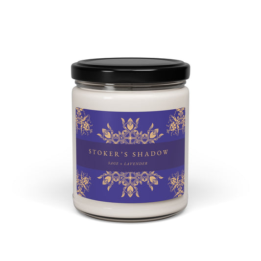 Bram Stoker, Dracula, Literary Candle, Gift, Gothic Literature, Scented Soy Candle, 9oz, Sage and Lavender Scent