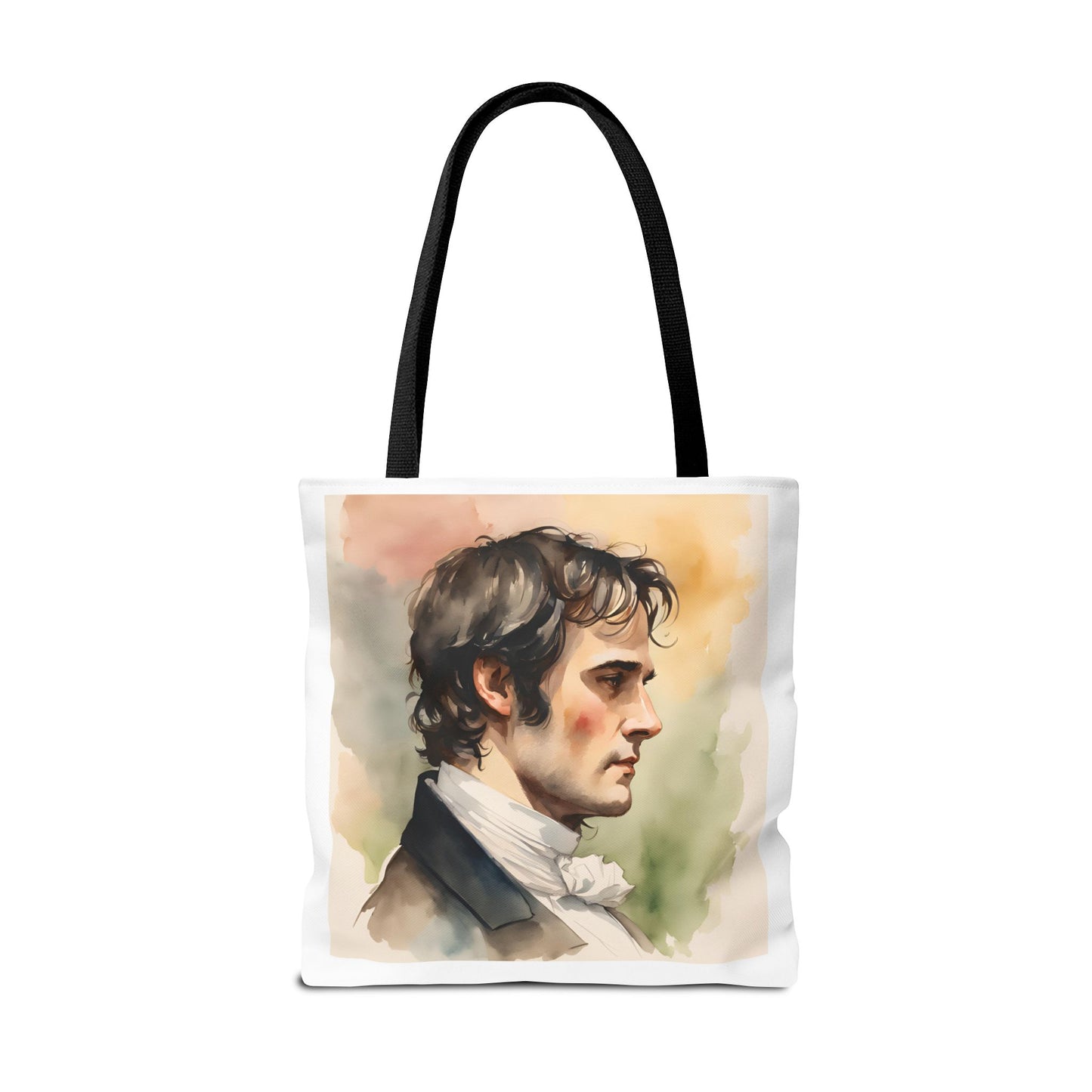 Pride and Prejudice Tote Bag, Darcy and Elizabeth Library Accessories, Book Lover's Gift, Jane Austen Bag, Literary Reading Tote,