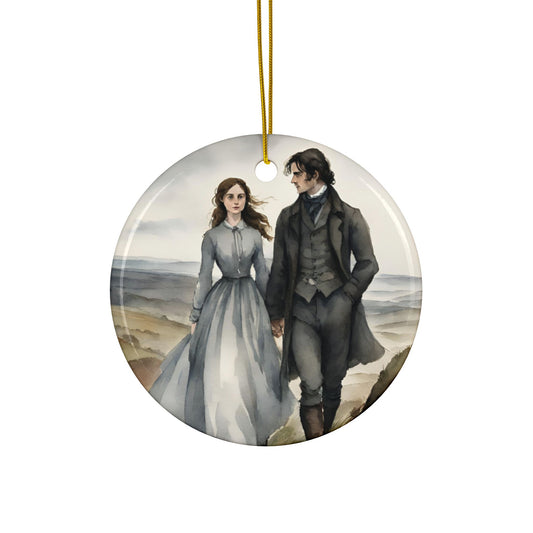 Wuthering Heights, Emily Bronte, Ceramic, Ornament, Christmas, Holiday, Gift