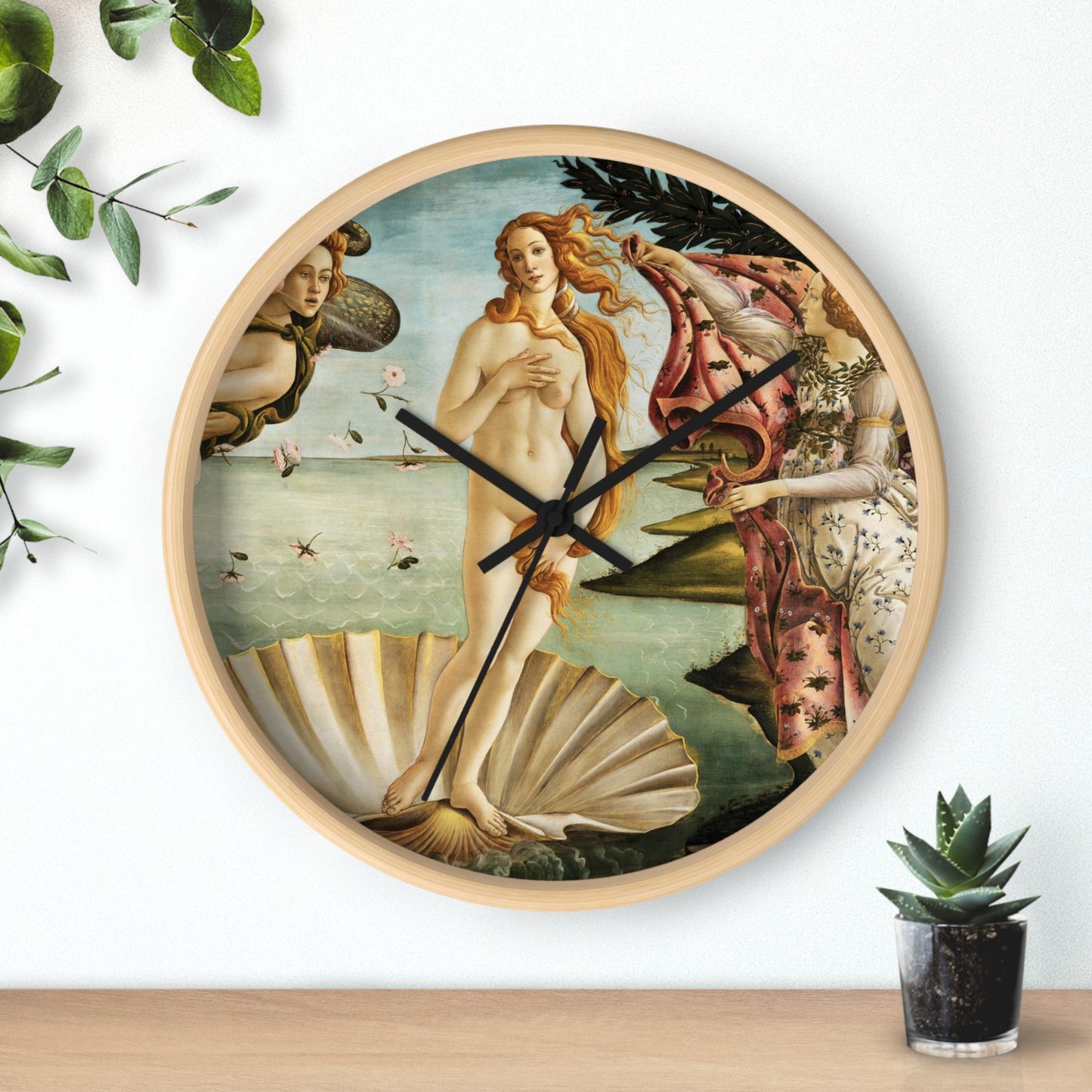 Italian, Renaissance, Sandro Botticelli, Birth of Venus, Gift, Wall Clock