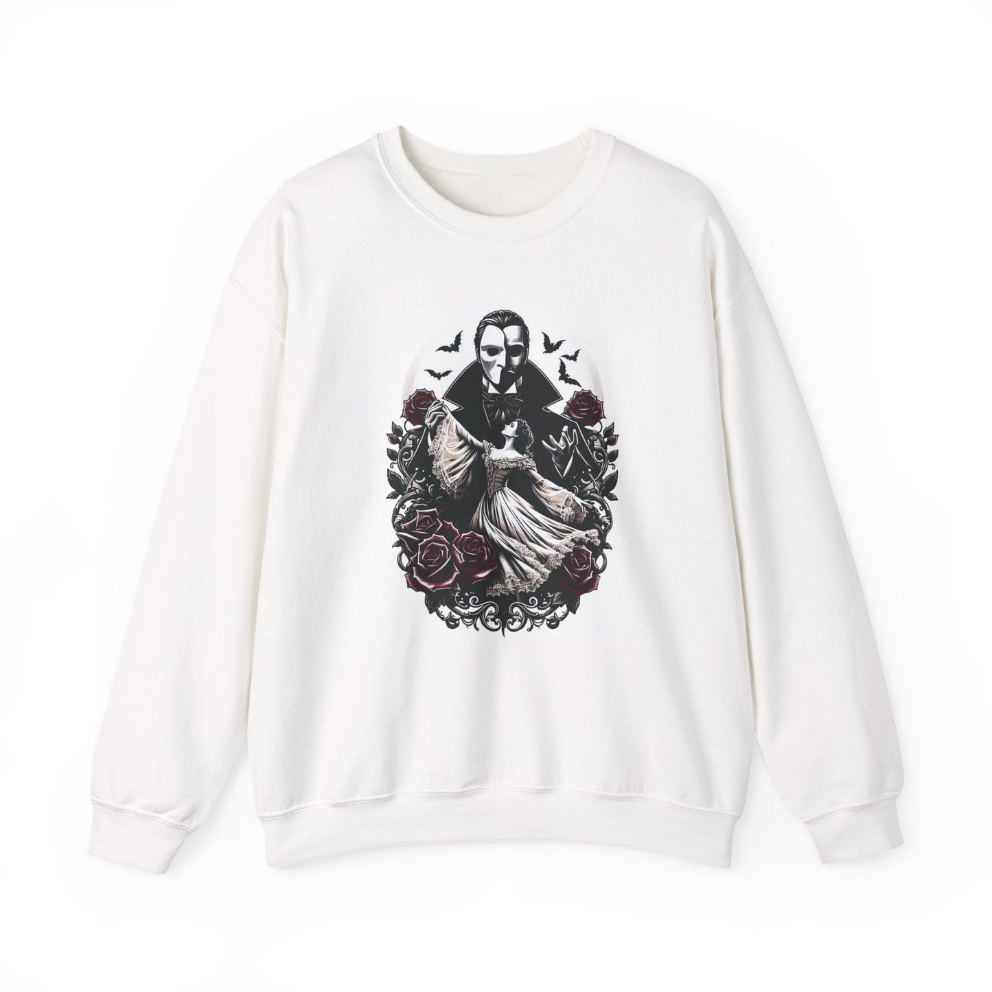 Gothic Crewneck Sweatshirt, Phantom of the Opera, Cozy Casual, Literary Bookish Fashion, Halloween Apparel, Gaston Leroux