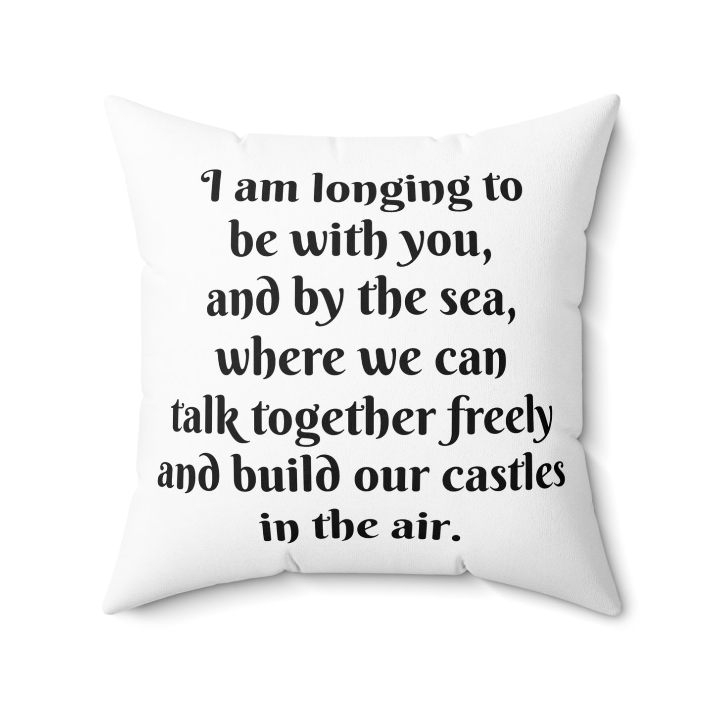 Gothic Couple Series, Dracula and Mina, Square Pillow, Library, Book Nook, Decor, Bram Stoker, Literary Pillow