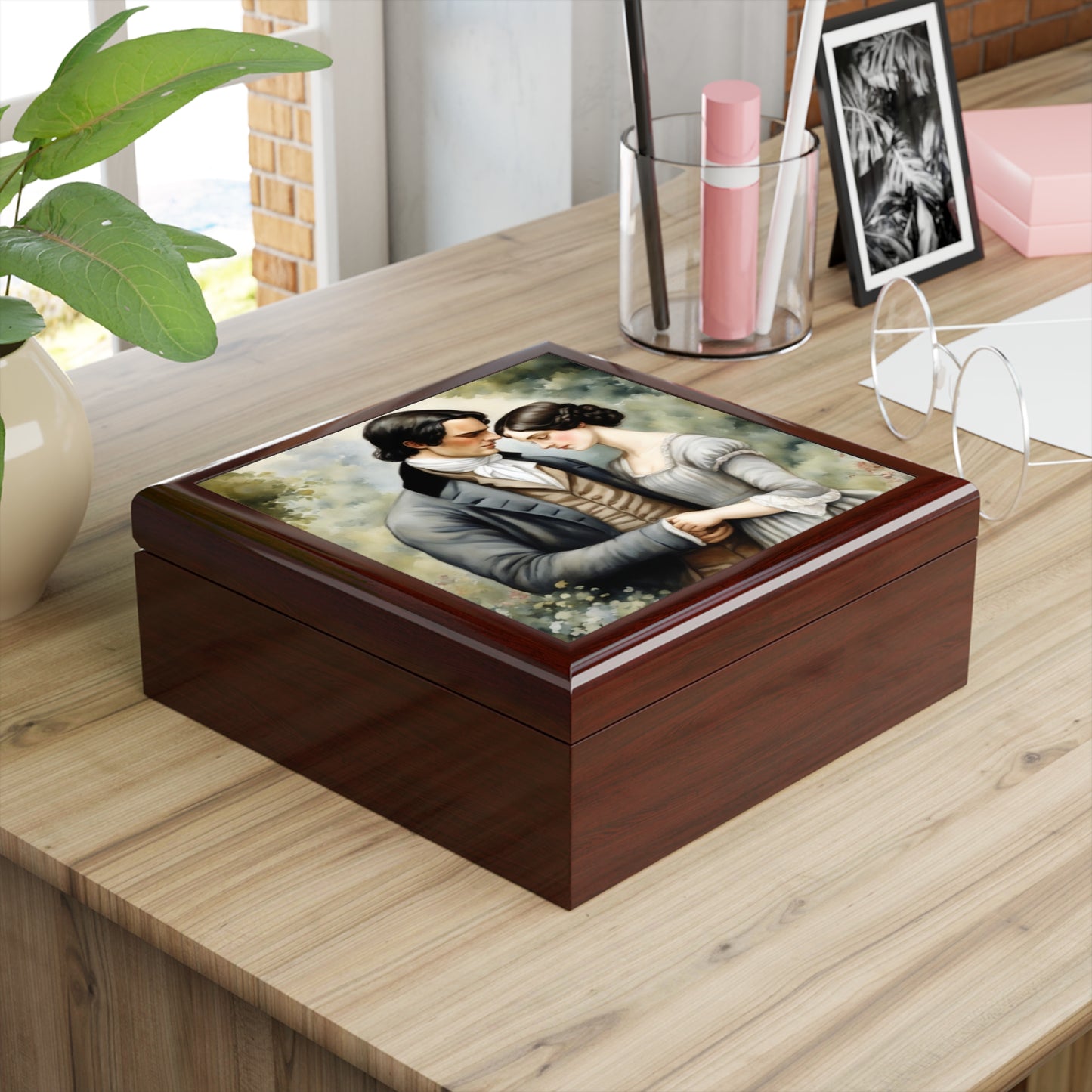 Jane Eyre, Edward Rochester, Charlotte Bronte, Victorian, Gothic, Bookwarm, British, Hostess Gift,  Jewelry Box