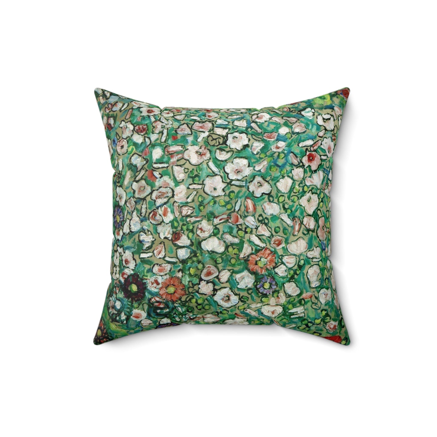 Gustav Klimt, Park Landscape with Mountain Top, Square Pillow, Artist, Art, Painter, Gift, Musuem
