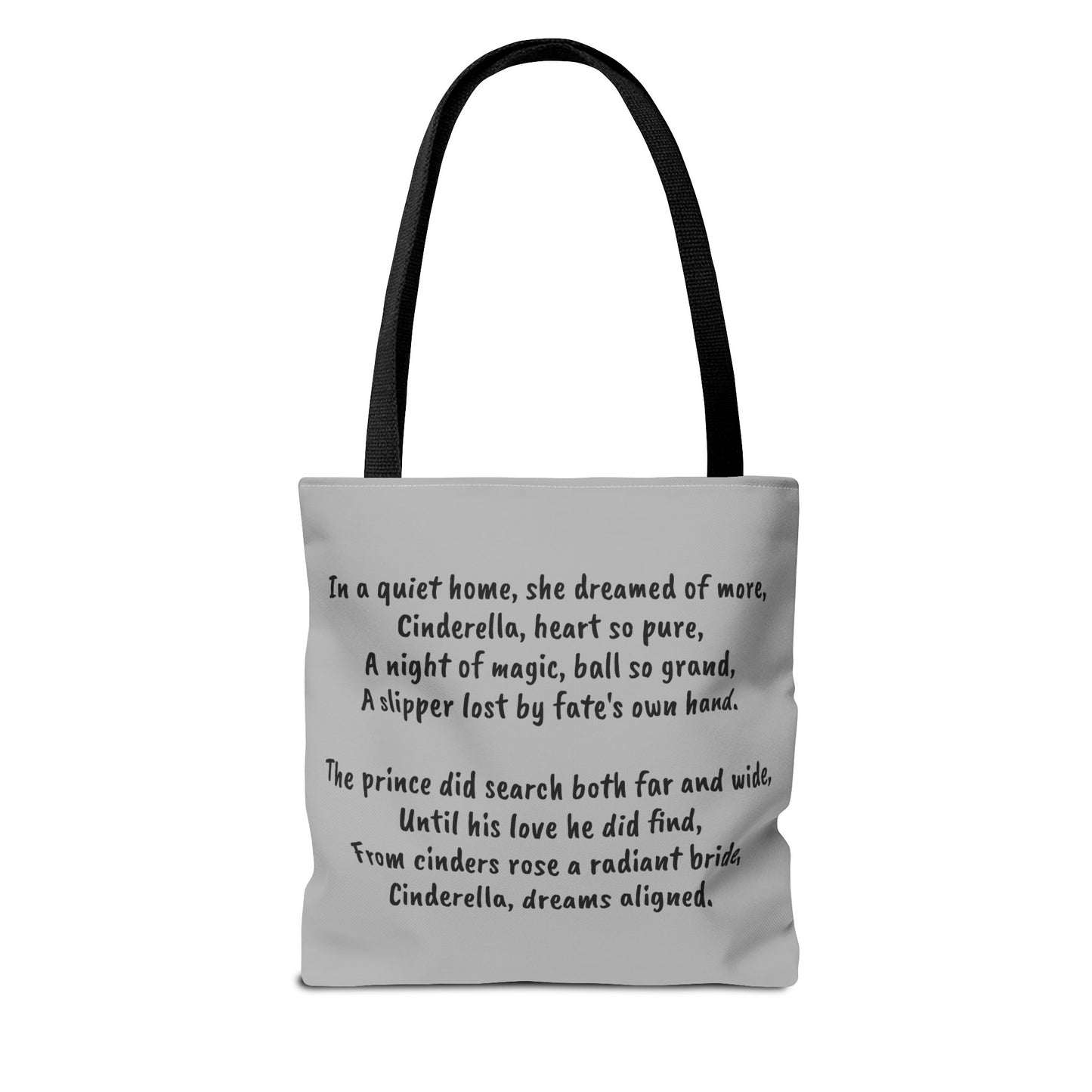 Cinderella, Fairy Tale, Tote Bag, Book Bag, Library Bag, Gift