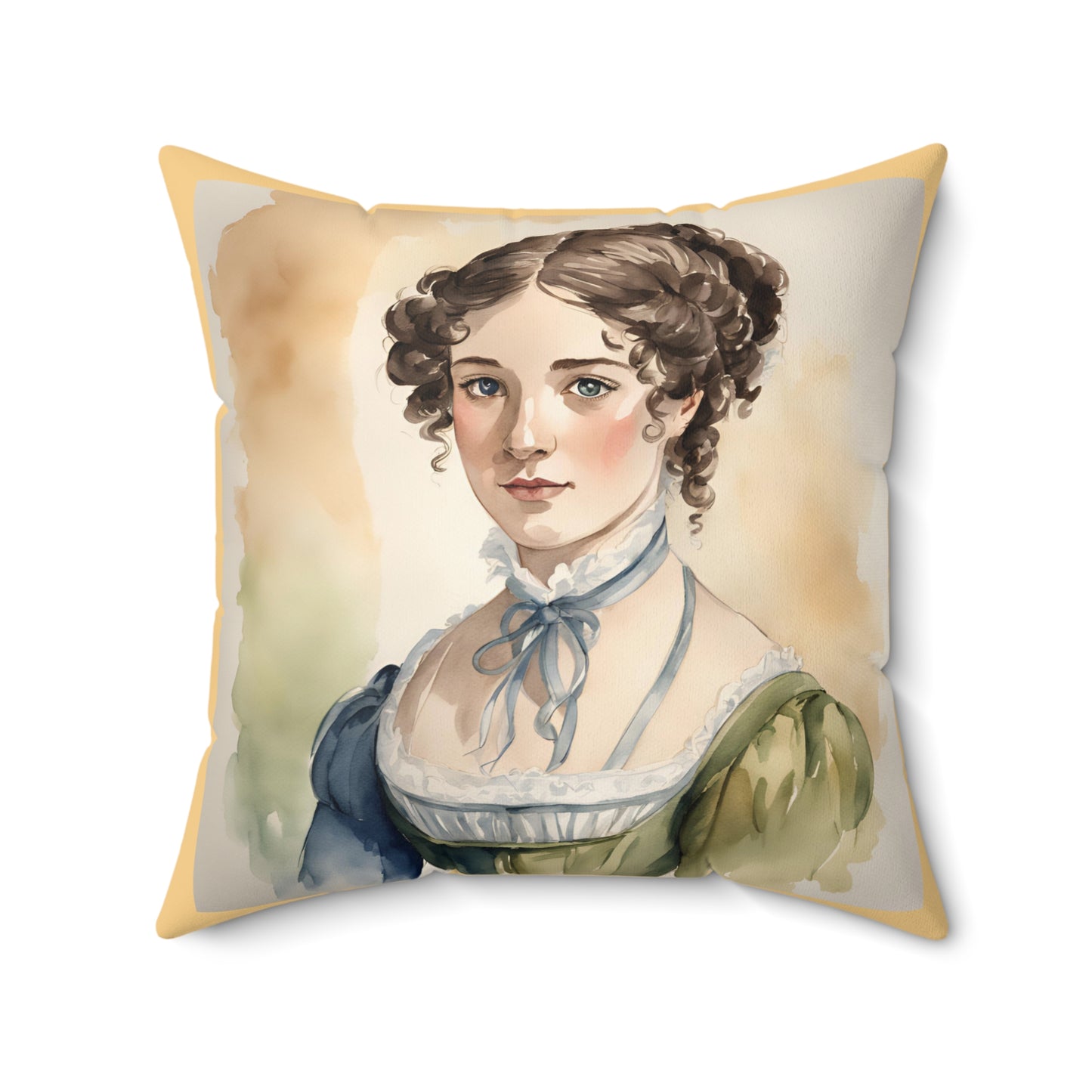 Literary Pillow, Pride and Prejudice, Lydia Bennet, Regency, Jane Austen, Austenite, Cushion, Home Decor, Book Lover Gift, Reading Nook