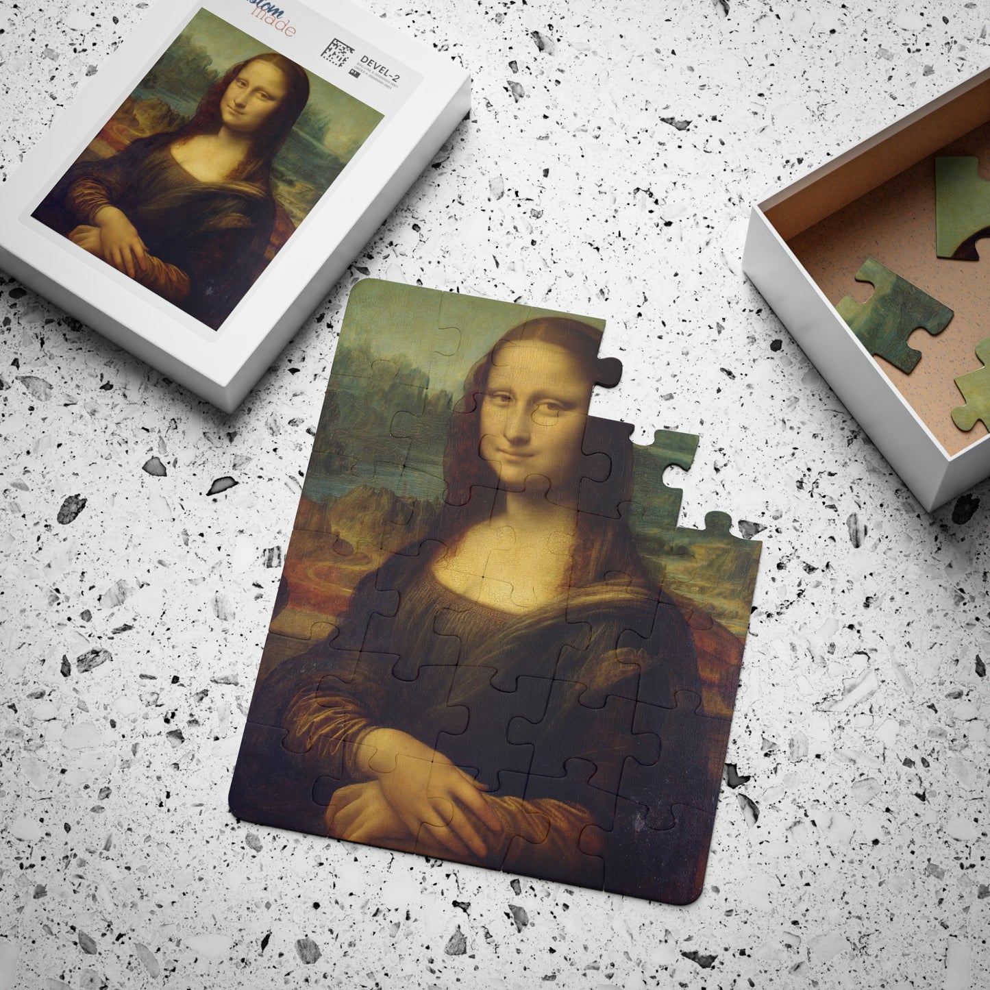 Kids, Mona Lisa, Leonardo Da Vinci, Art, Puzzle, 30-Piece, Gift, Teacher, Educational, Classroom