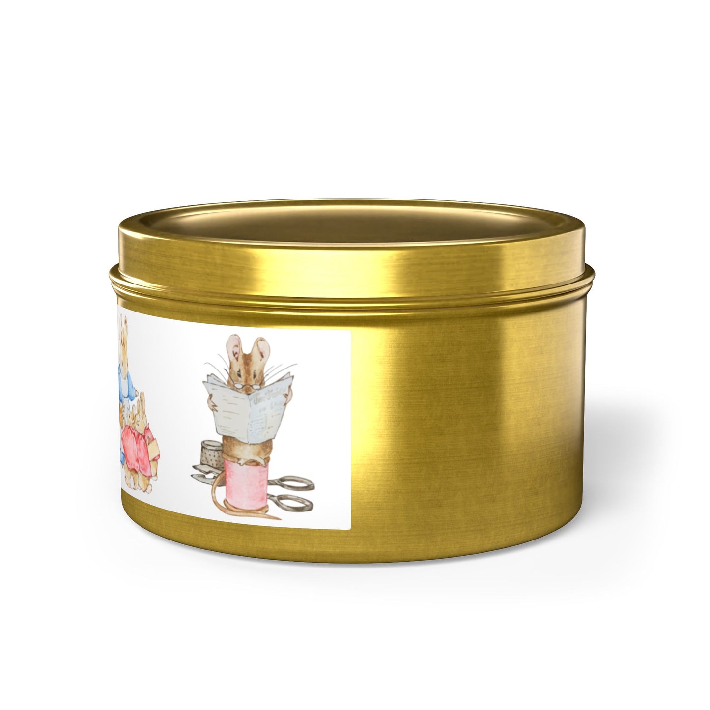 Peter Rabbit, Beatrix Potter, Gift, Mini, Gift, Tin Candles, Shower, Baby Birthday, Five Scent Choices