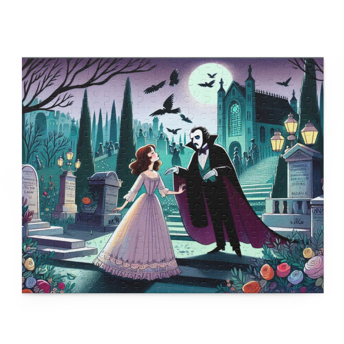 Phantom of the Opera, Gaston Leroux, Literary Puzzle (120, 252, 500-Piece), Educational, Gift, Classroom