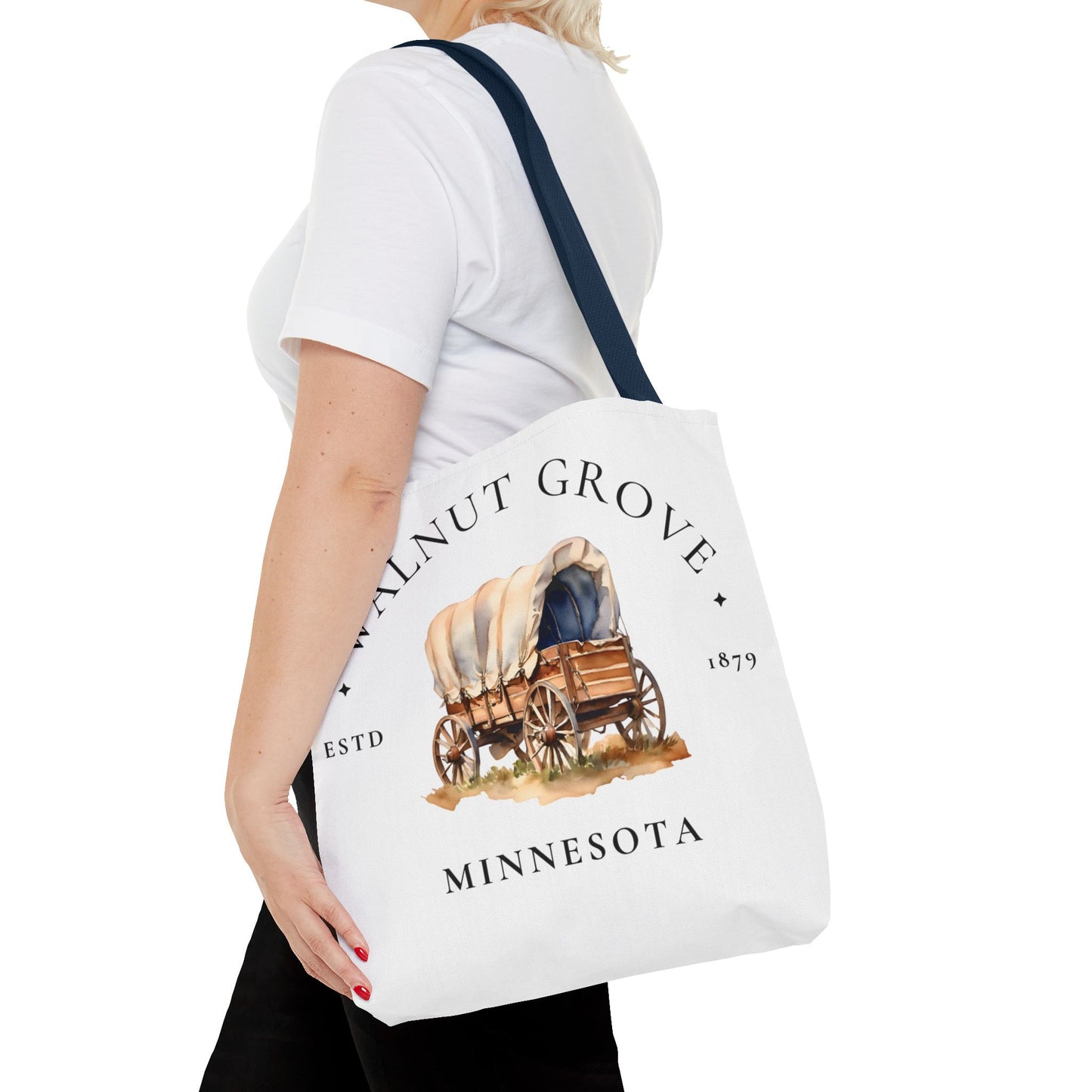 Little House on the Prairie, Laura Ingalls Wilder, Walnut Grove, Tote Bag, Book Bag, School, Library, Book Club
