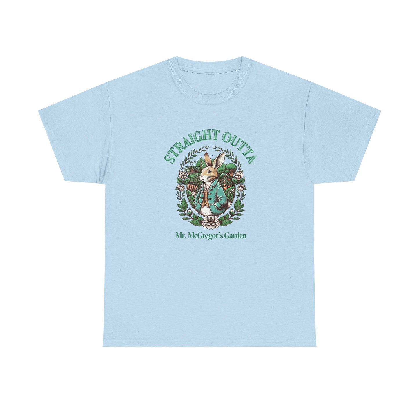 Peter Rabbit Vintage Style Unisex Cotton Tee - Beatrix Potter Apparel Gift, T-Shirt, Bunny Lover Shirt, Classic Character Top, Retro Graphic