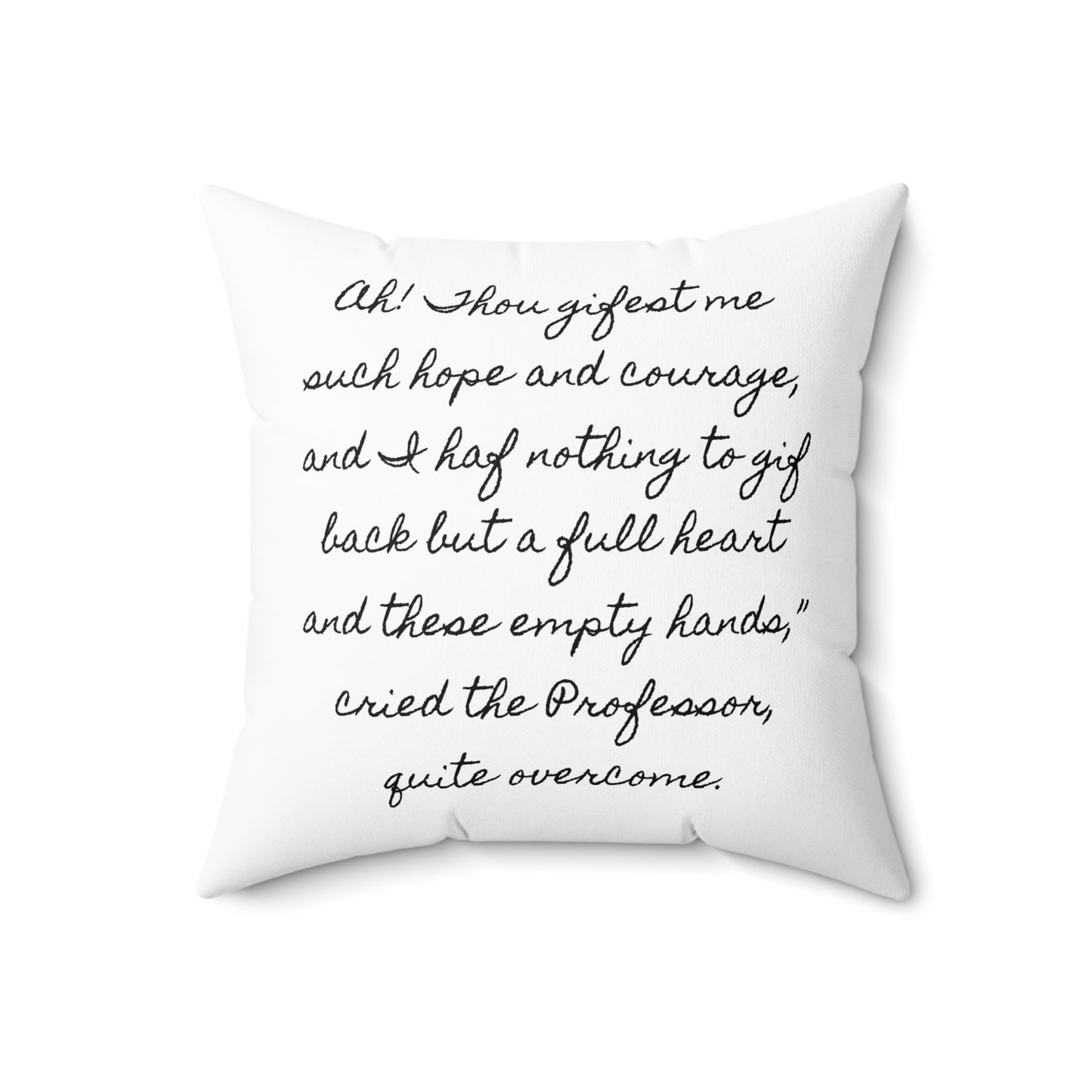 Little Women, Louisa May Alcott, Jo, Professor, Gift, Library, Book,  Square Pillow