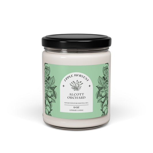 Little Women, Louisa May Alcott, American Writer, Gift, Concord, Orchard House, Library, Bookworm, Wedding, Reader, Scented Soy Candle, 9oz