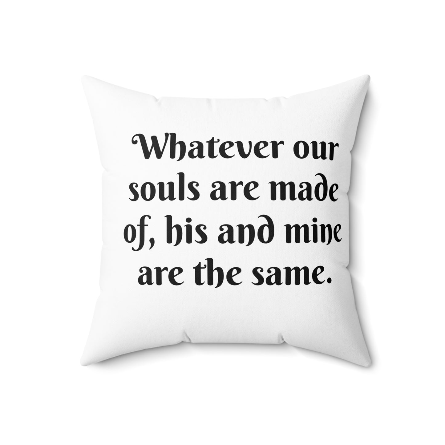 Gothic Couple Series, Wuthering Heights, Heathcliff and Cathy, Charlotte Bronte, Literary Pillow, Square Pillow, Book Nook, Library, Decor