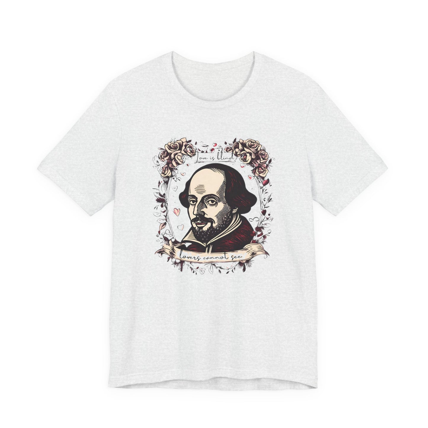 William Shakespeare, Valentine's Day, Merchant of Venice, Love, Unisex Jersey Short Sleeve Tee, T-shirt