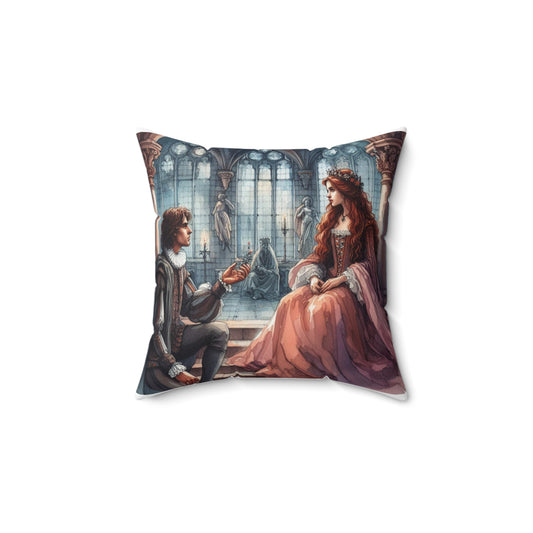 Shakespeare, Hamlet, Ophelia, Bedding, Square,  Pillow, Home Decor, Balcony Scene, Gift