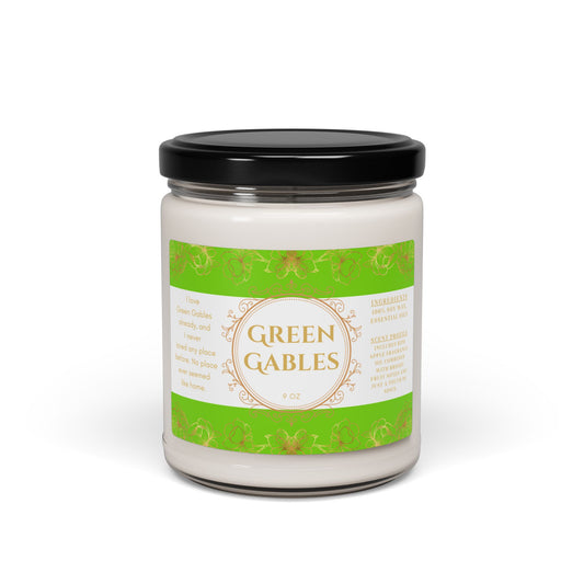 Anne of Green Gables, Scented, Soy, Candle, 9oz, Gift, Literary Candle,  Apple Spice Scent