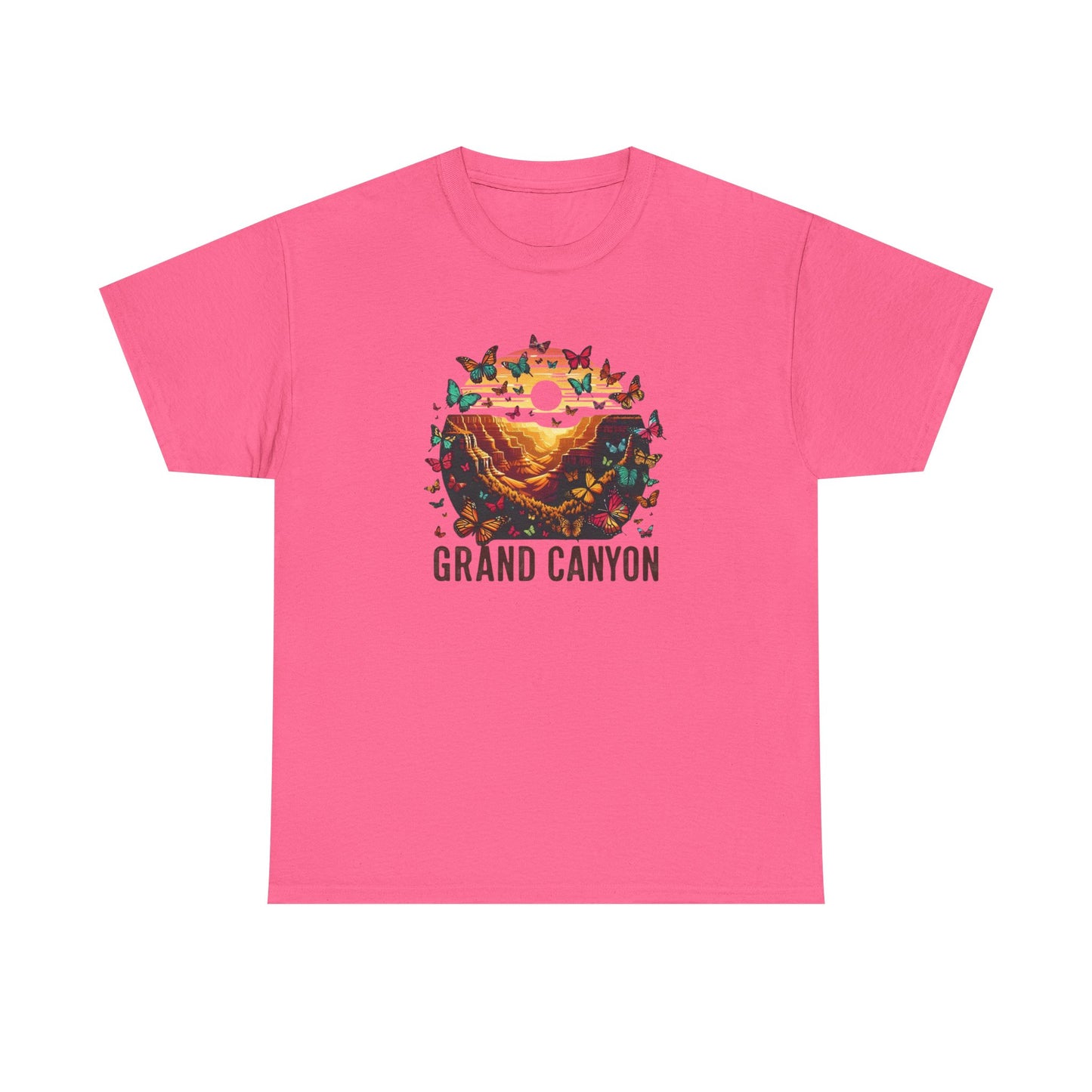 Grand Canyon Butterfly Unisex Tee, National Park Shirt Summer Gift Cotton T-Shirt, Southwest Nature Lover Top, Outdoor Adventure Hiking Tee,