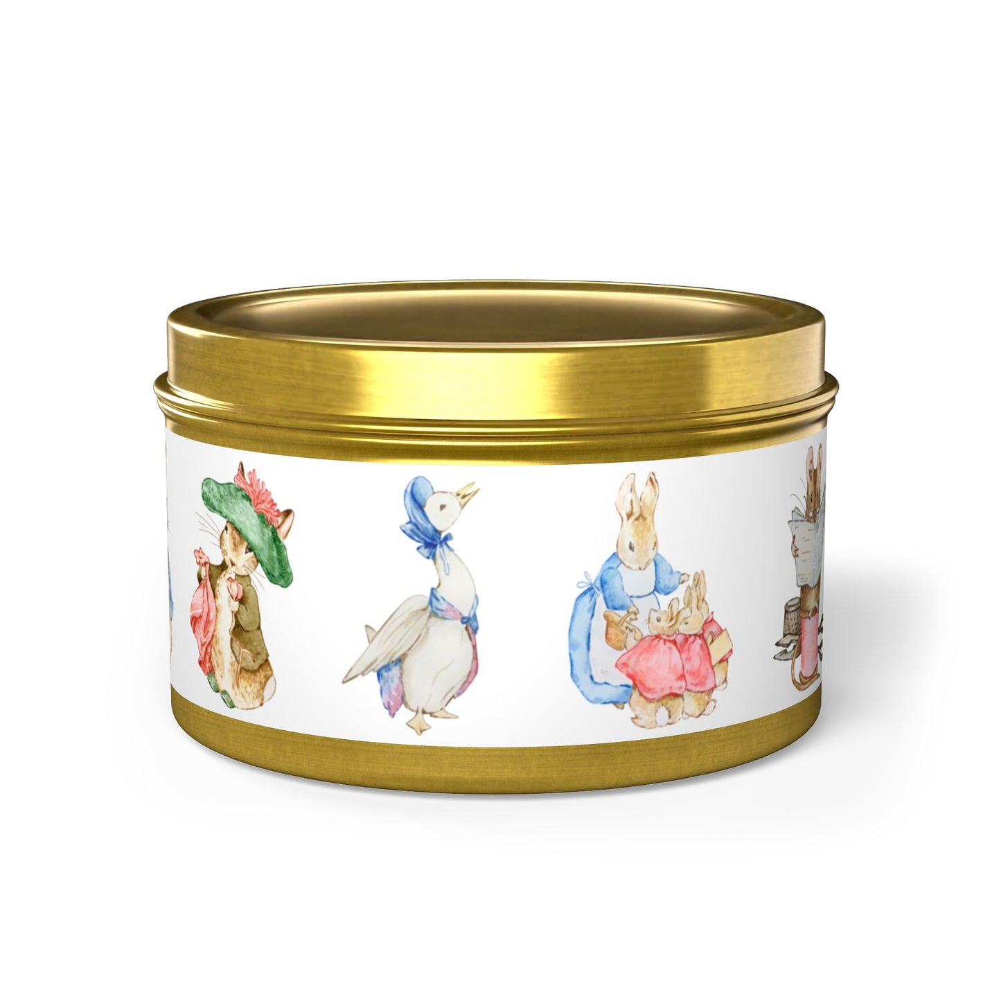 Peter Rabbit, Beatrix Potter, Gift, Mini, Gift, Tin Candles, Shower, Baby Birthday, Five Scent Choices