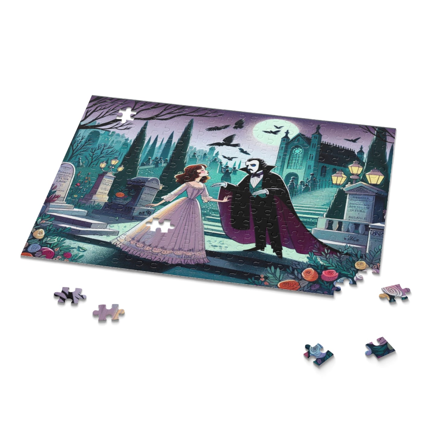 Phantom of the Opera, Gaston Leroux, Literary Puzzle (120, 252, 500-Piece), Educational, Gift, Classroom
