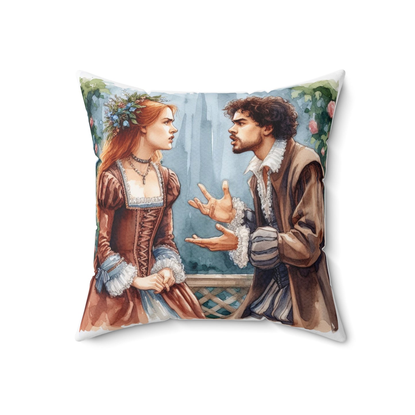 Spun Polyester Square Pillow