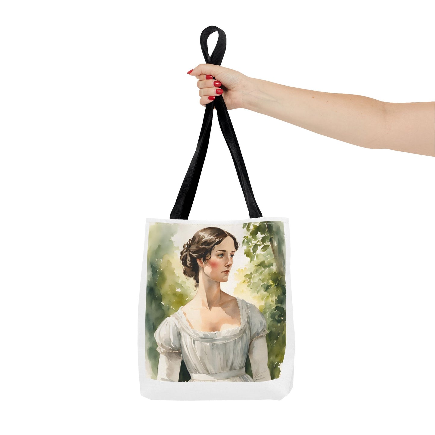 Pride and Prejudice Tote Bag, Darcy and Elizabeth Library Accessories, Book Lover's Gift, Jane Austen Bag, Literary Reading Tote,
