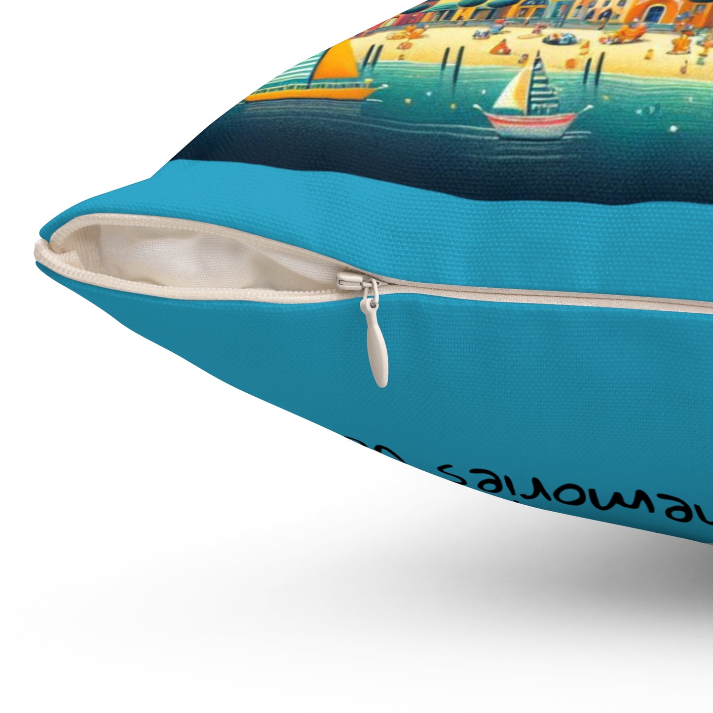 Spun Polyester Square Pillow