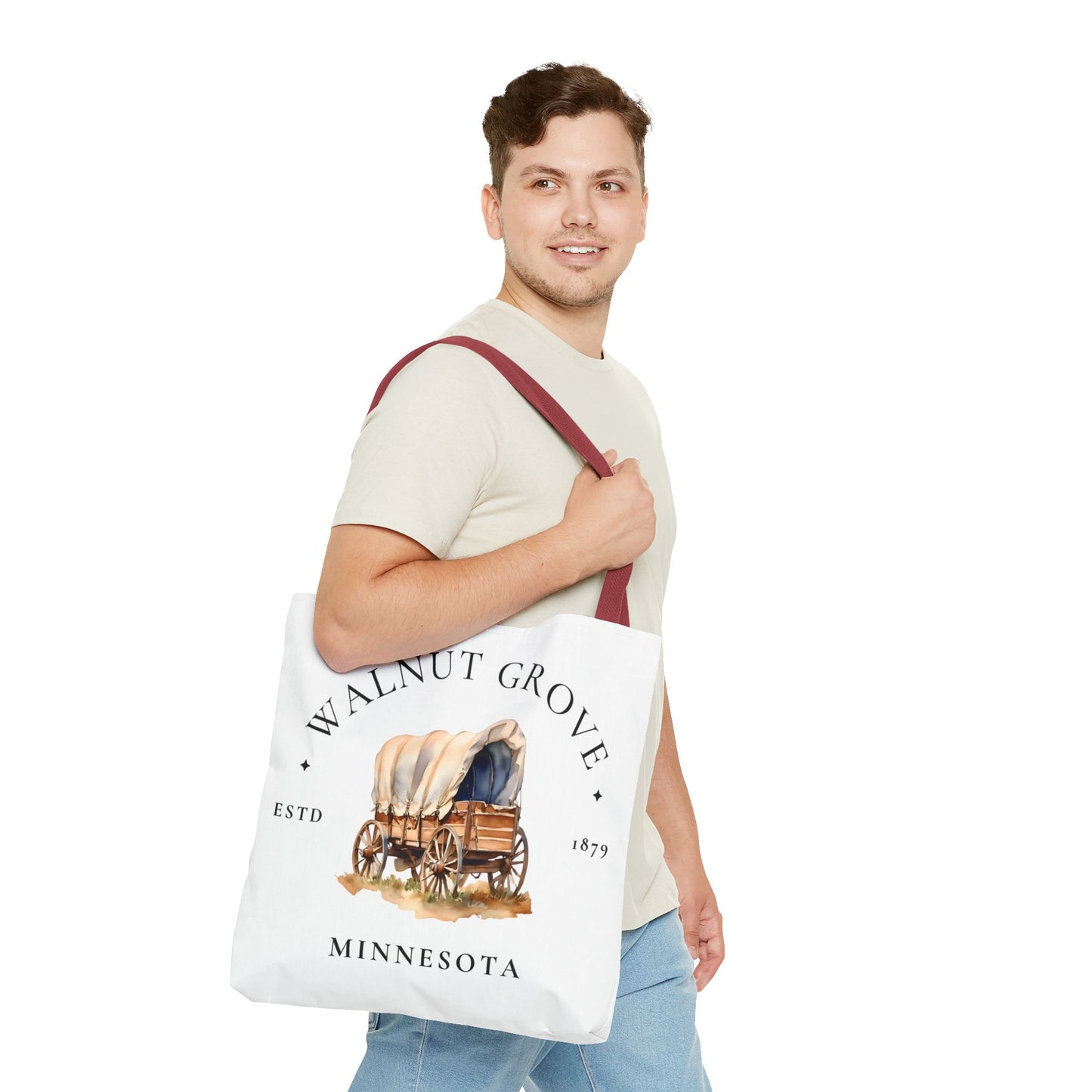 Little House on the Prairie, Laura Ingalls Wilder, Walnut Grove, Tote Bag, Book Bag, School, Library, Book Club