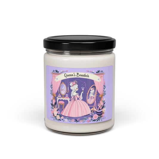Marie Antoinette, France, Parisian, Lavender, Whimsical, Queen's Boudoir Scented Soy Candle, 9oz