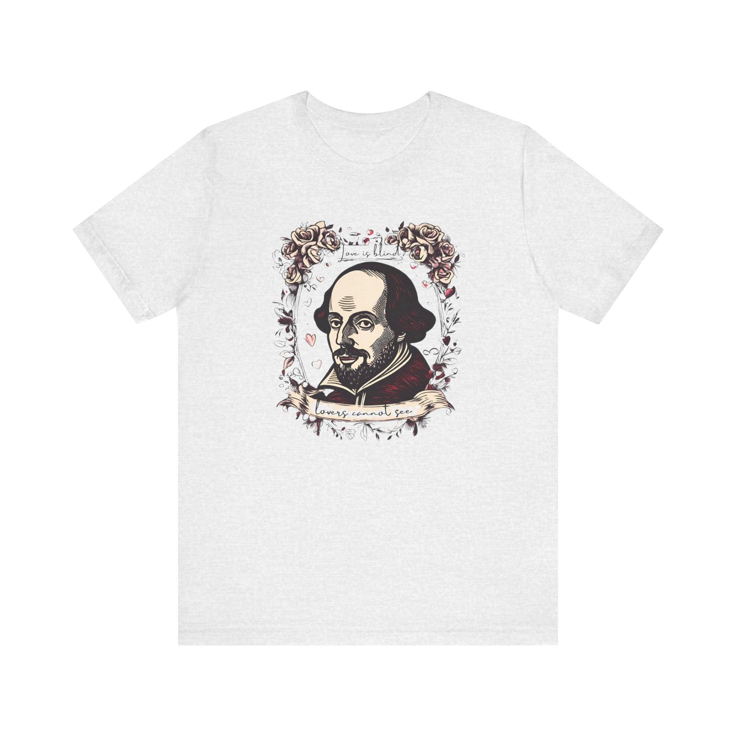 William Shakespeare, Valentine's Day, Merchant of Venice, Love, Unisex Jersey Short Sleeve Tee, T-shirt