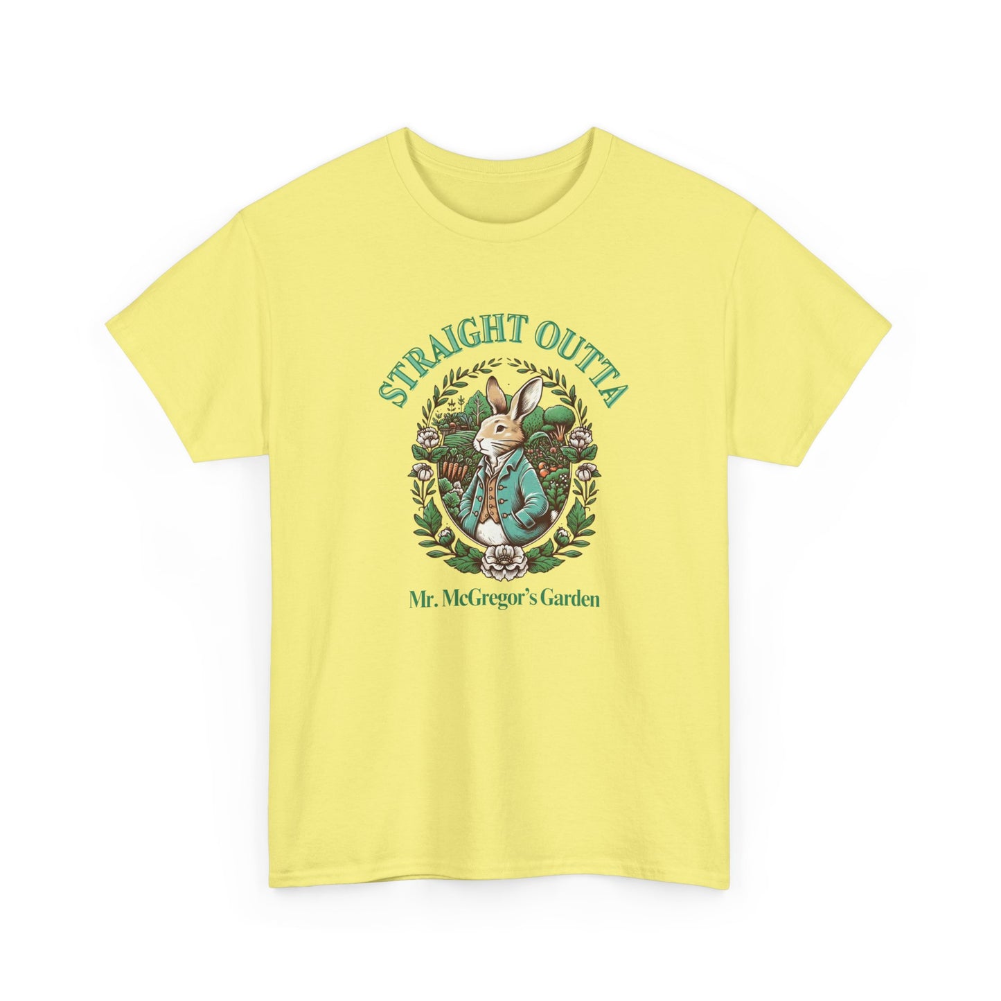 Peter Rabbit Vintage Style Unisex Cotton Tee - Beatrix Potter Apparel Gift, T-Shirt, Bunny Lover Shirt, Classic Character Top, Retro Graphic