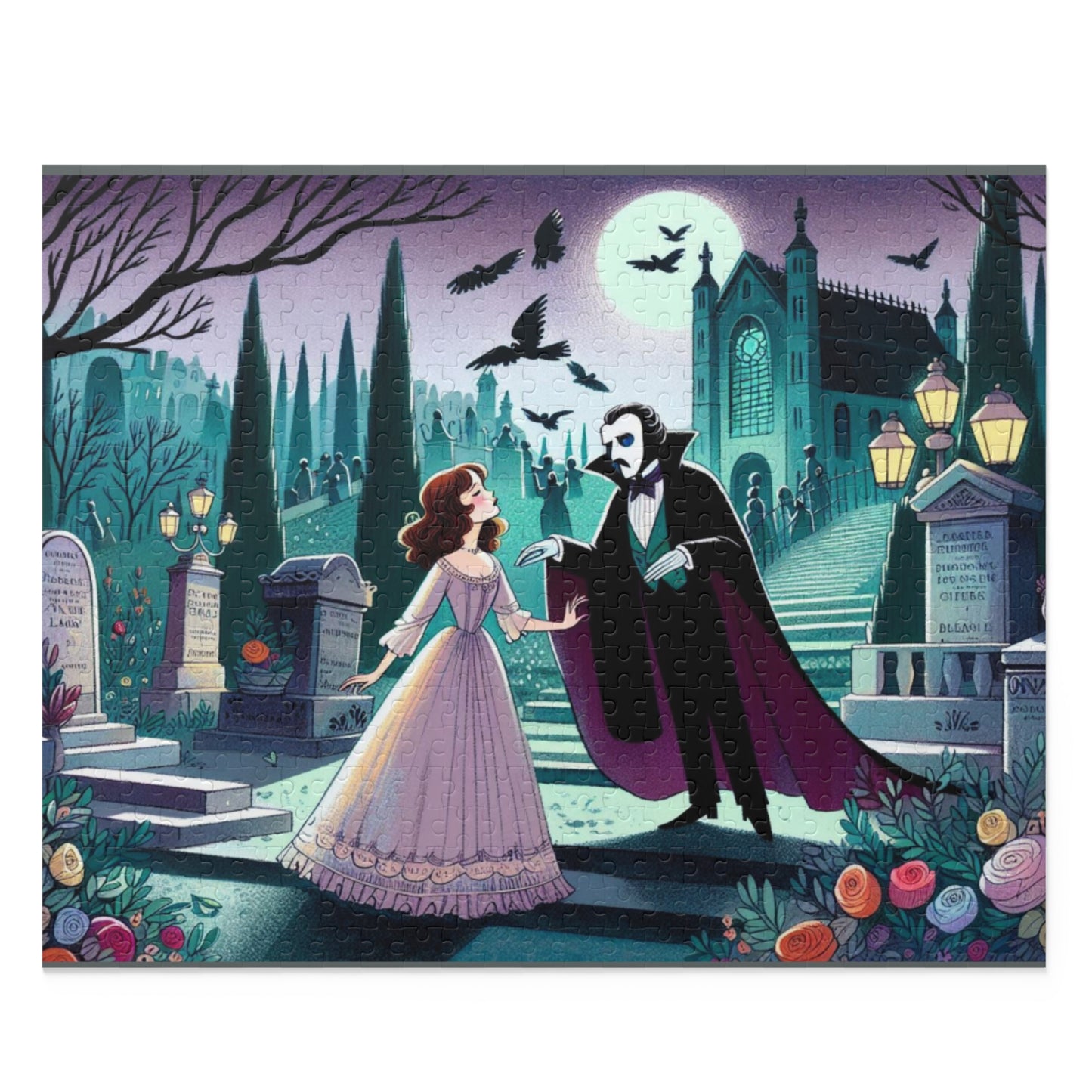 Phantom of the Opera, Gaston Leroux, Literary Puzzle (120, 252, 500-Piece), Educational, Gift, Classroom